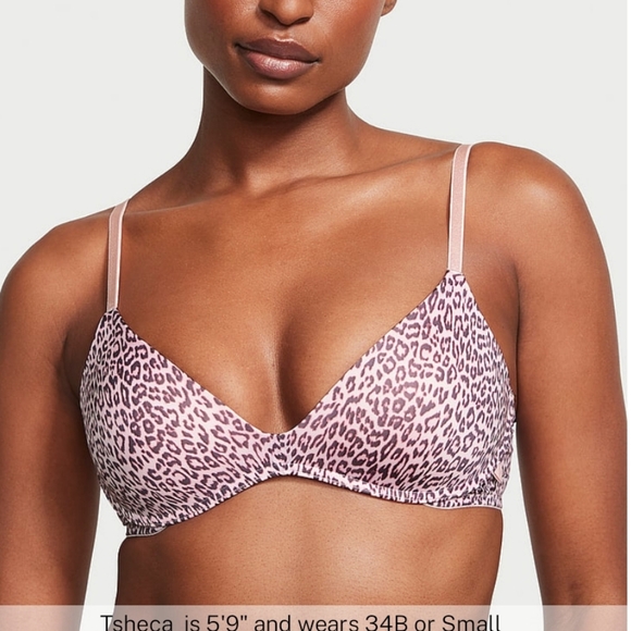 34b leopard print Victoria's secret wireless push up bra - Picture 4 of 6